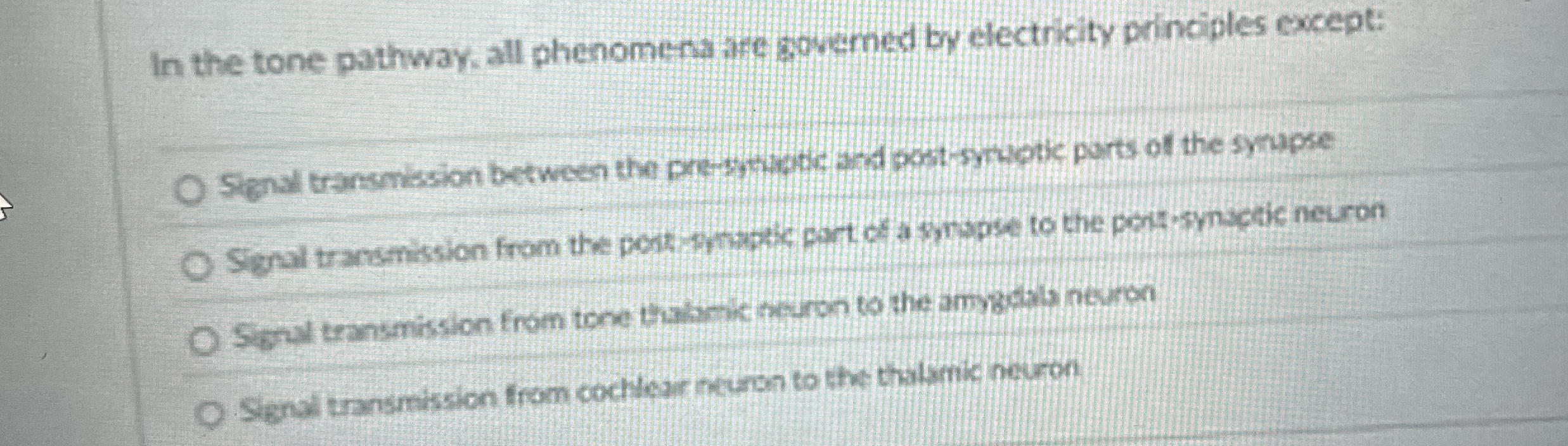 In the tone pathway, all phenomena afe govemed by