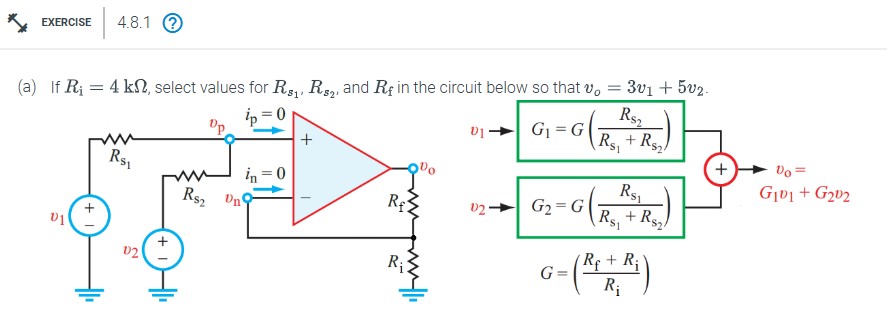 ( a ) If R _ ( i ) = 4 k \ Omega , select values