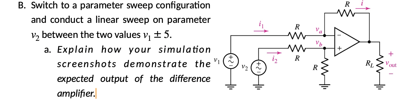 B . Switch to a parameter sweep configuration and