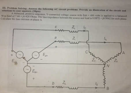 III. Problem Solving: Answer the fallowing AC