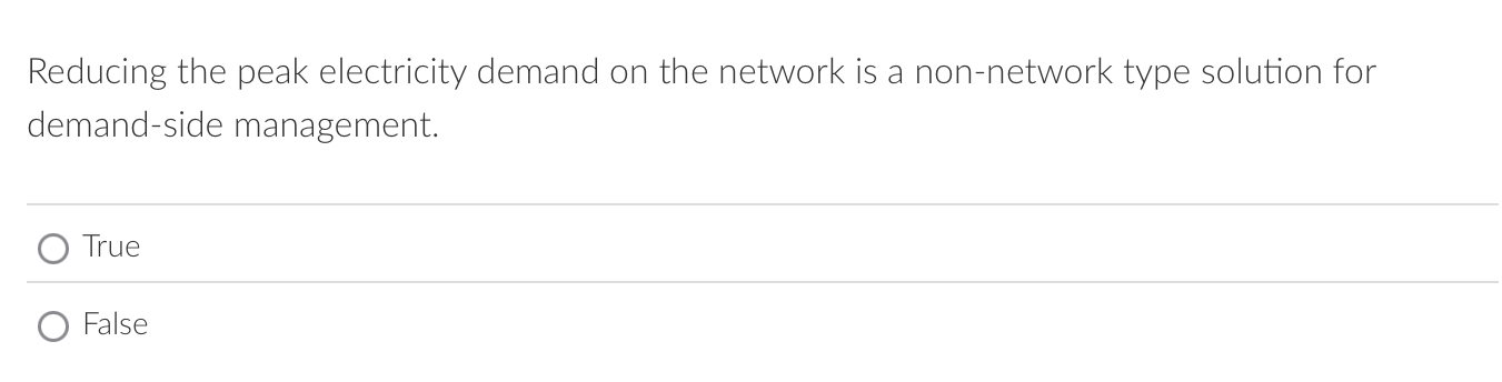Reducing the peak electricity demand on the