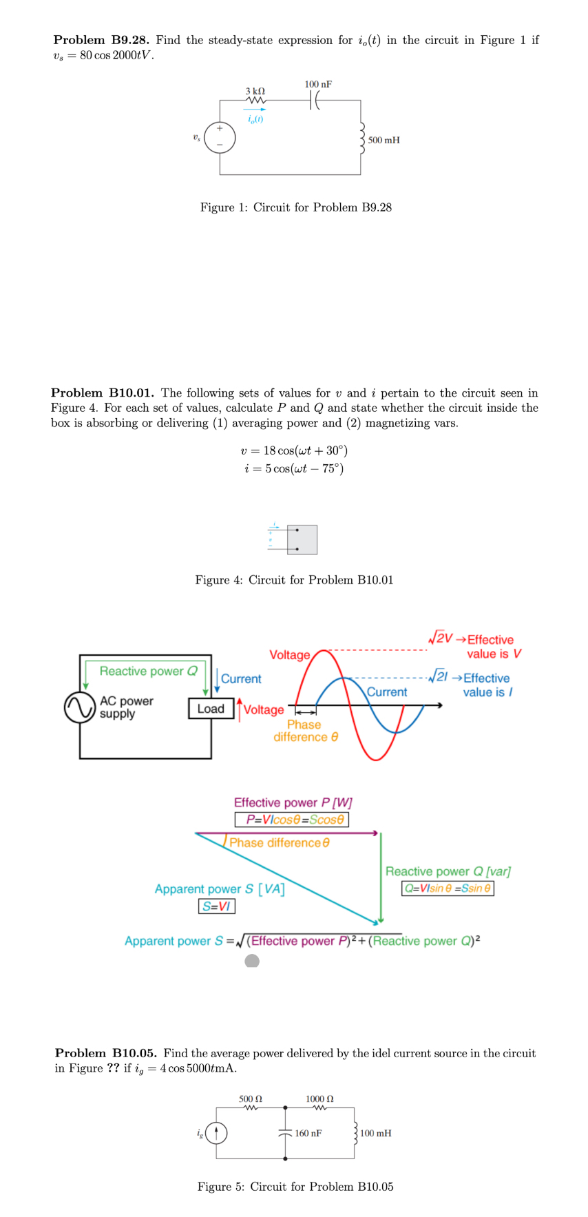 Problem B 9 . 2 8 . Find the steady - state