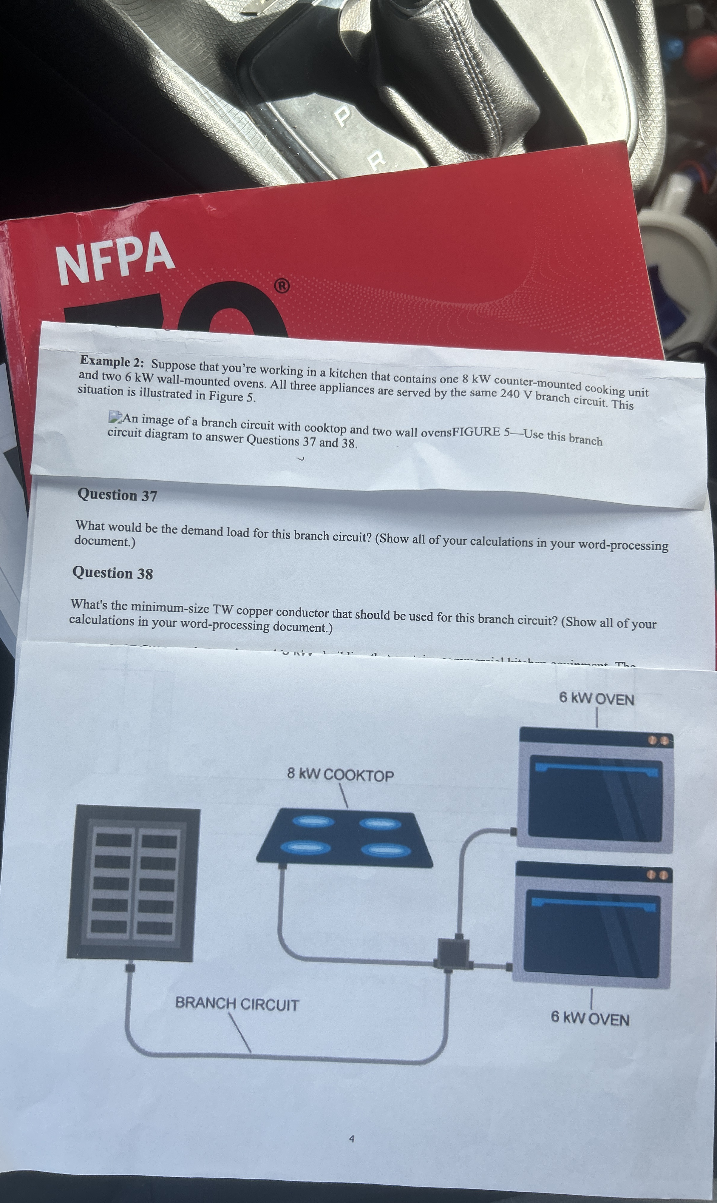 NFPA Example 2 : Suppose that you're working in a