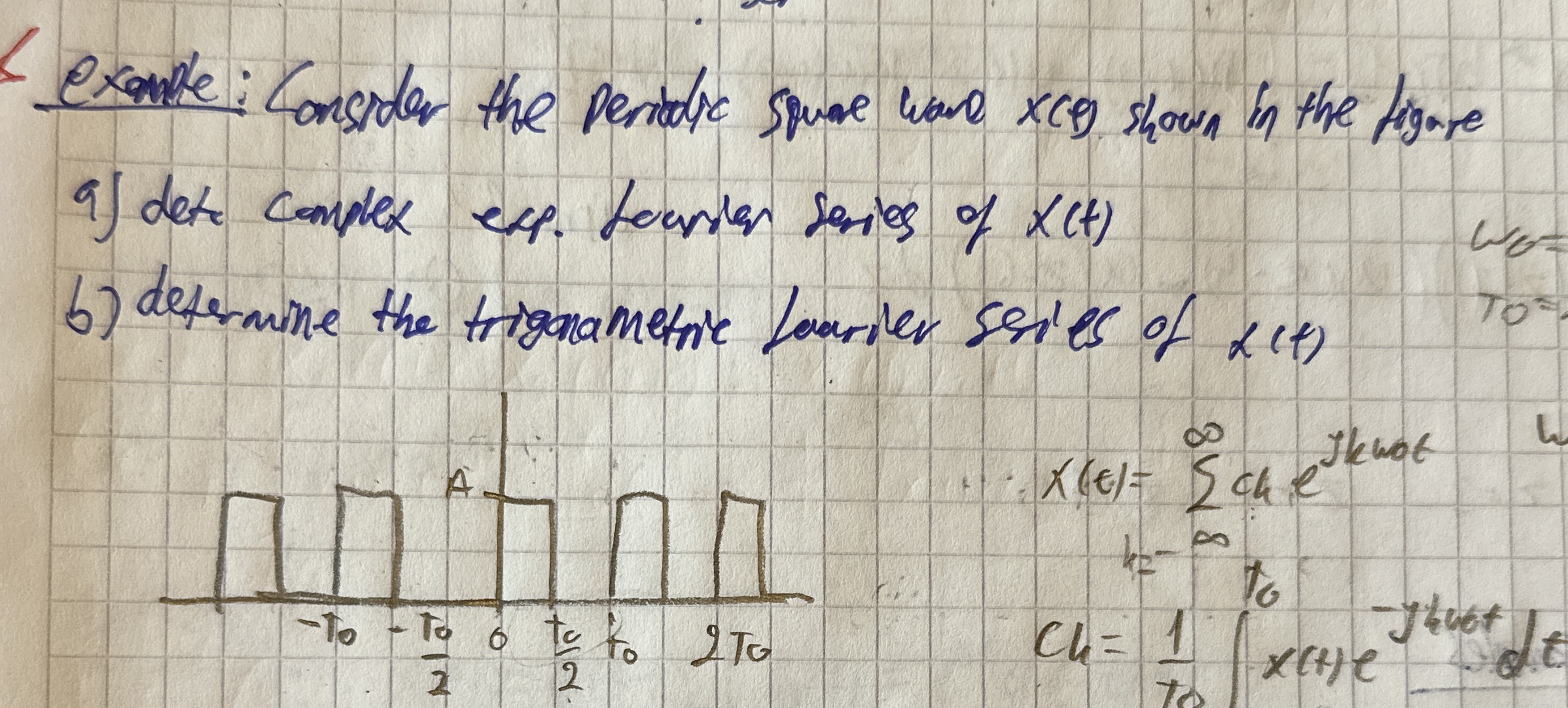 Cexante: Consider the Peridic spure ware x ( 9 )