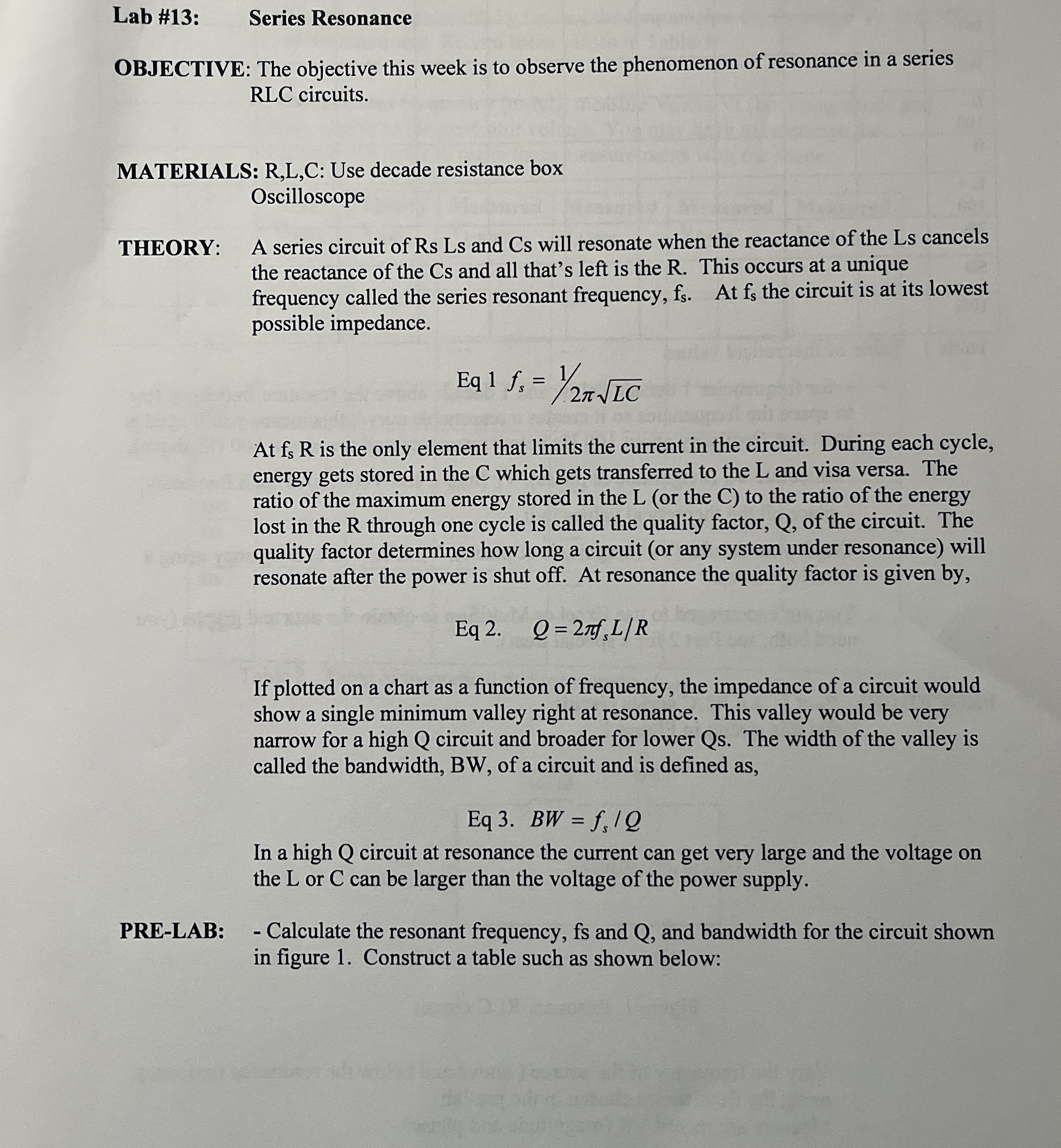 Plot these points on your prelab graph ( use