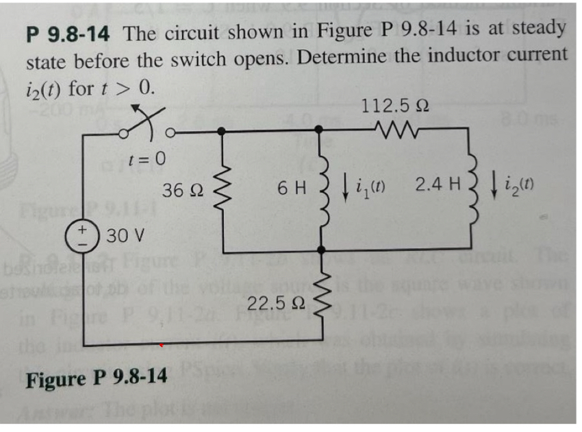 P 9 . 8 - 1 4 The circuit shown in Figure P 9 . 8