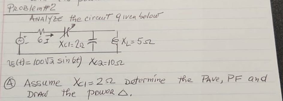 Problemt 2 Analyze the circuit qiven below v 5 (