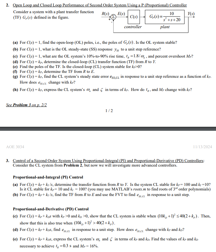 I am having trouble with PROBLEM 3 . Only use the