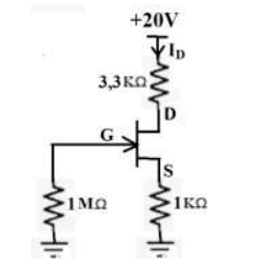 In the FET transistor circuit below; a )