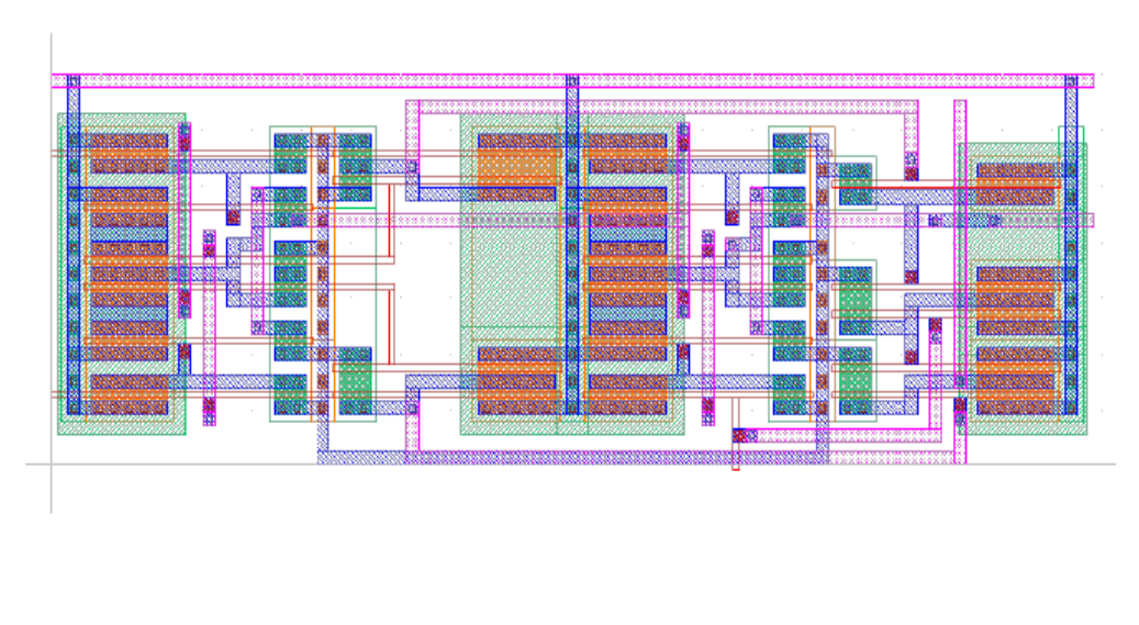 Problem 3 : Find the NOR gates in the layout. NOR