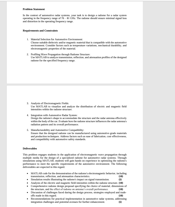 Problem Statement In the context of automotive