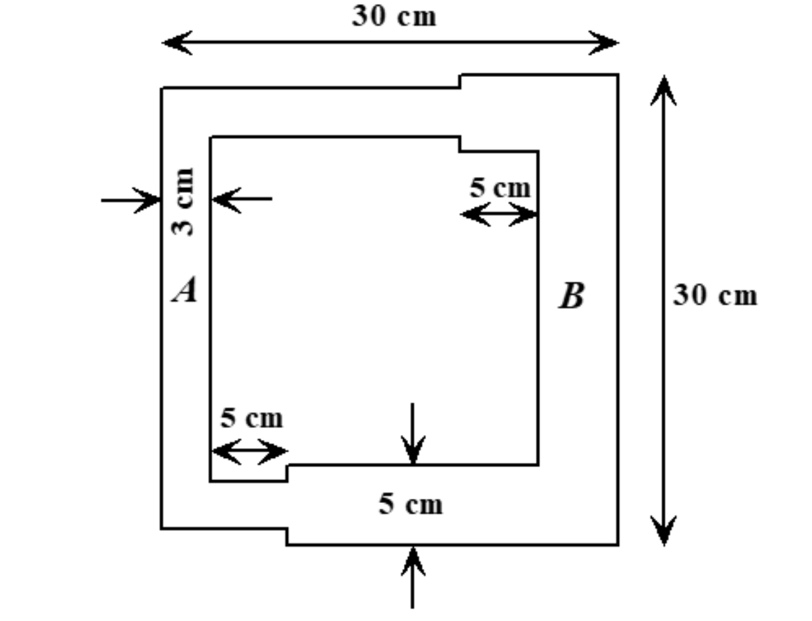 Problem 6 In the configuration shown, the square