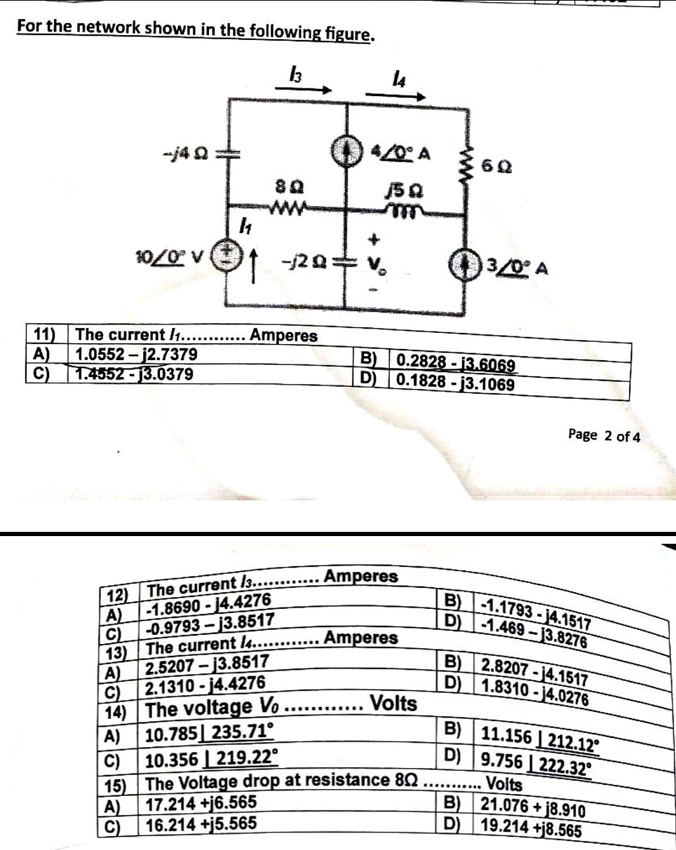 answer all parts with explanation For the network