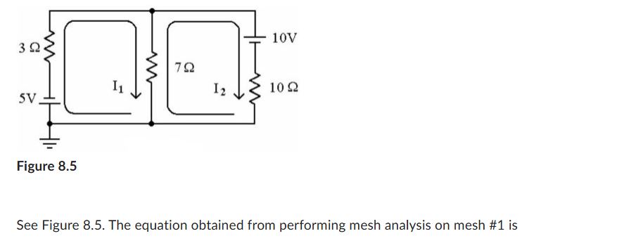From the application of Kirchhoff s voltage law