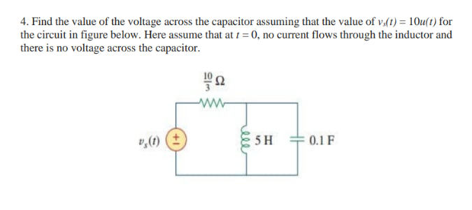 Find the value of the voltage across the