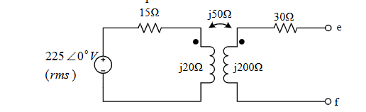 Find the Thevenin equivalent of the circuit shown