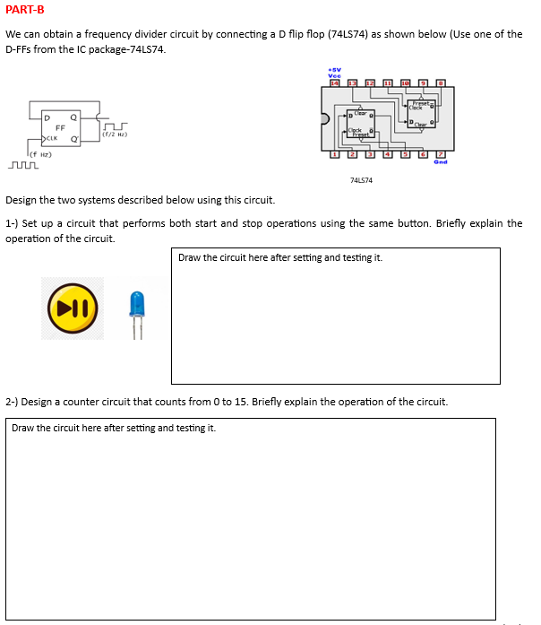 PART - B We can obtain a frequency divider
