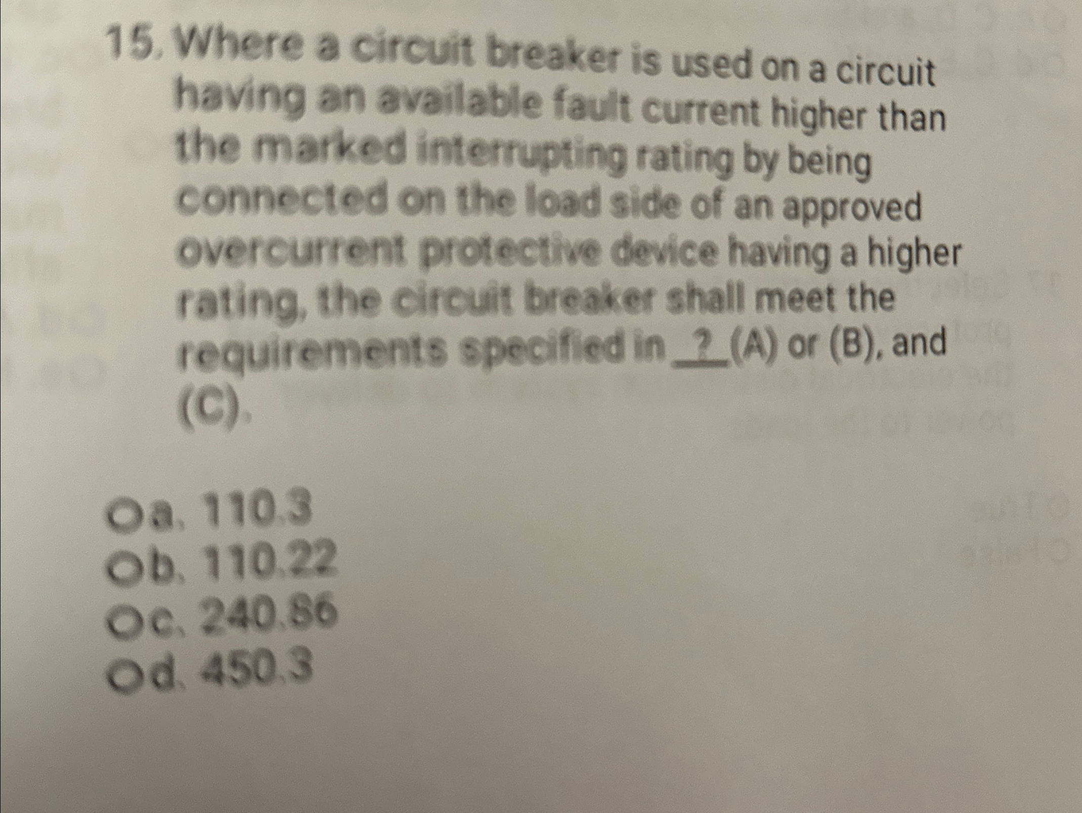 Where a circuit breaker is used on a circuit