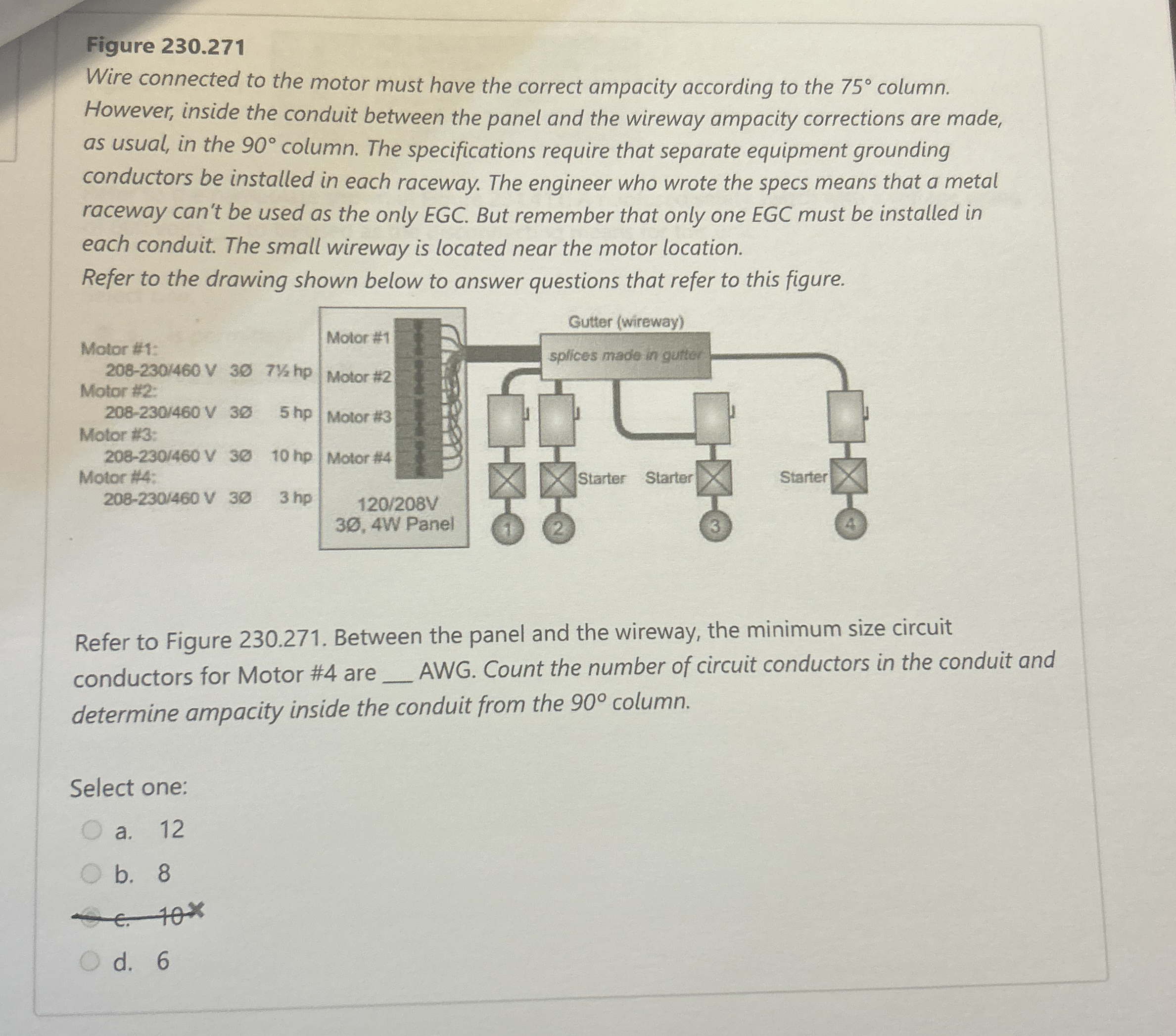 Figure 2 3 0 . 2 7 1 Wire connected to the motor