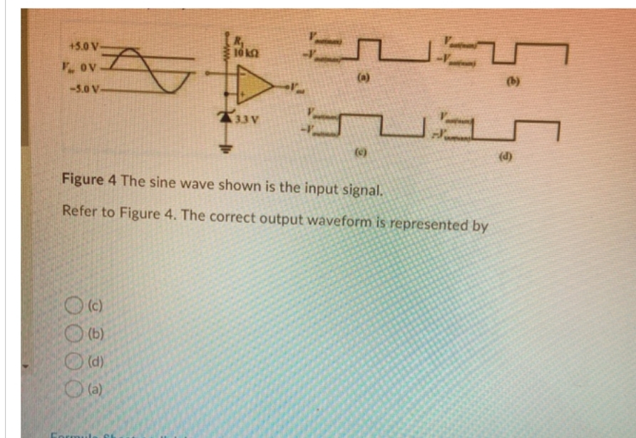( a ) ( b ) 1 ( c ) ( d ) Figure 4 The sine wave