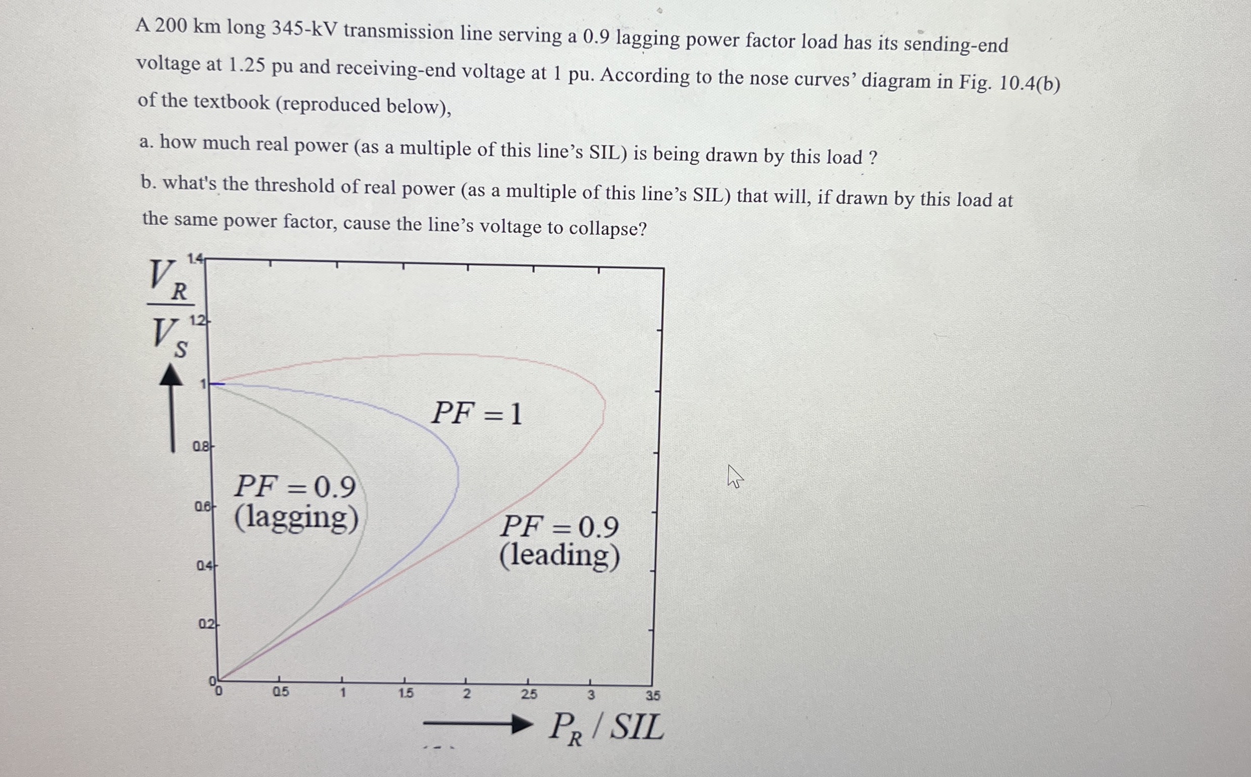 A 2 0 0 km long 3 4 5 - k V transmission line