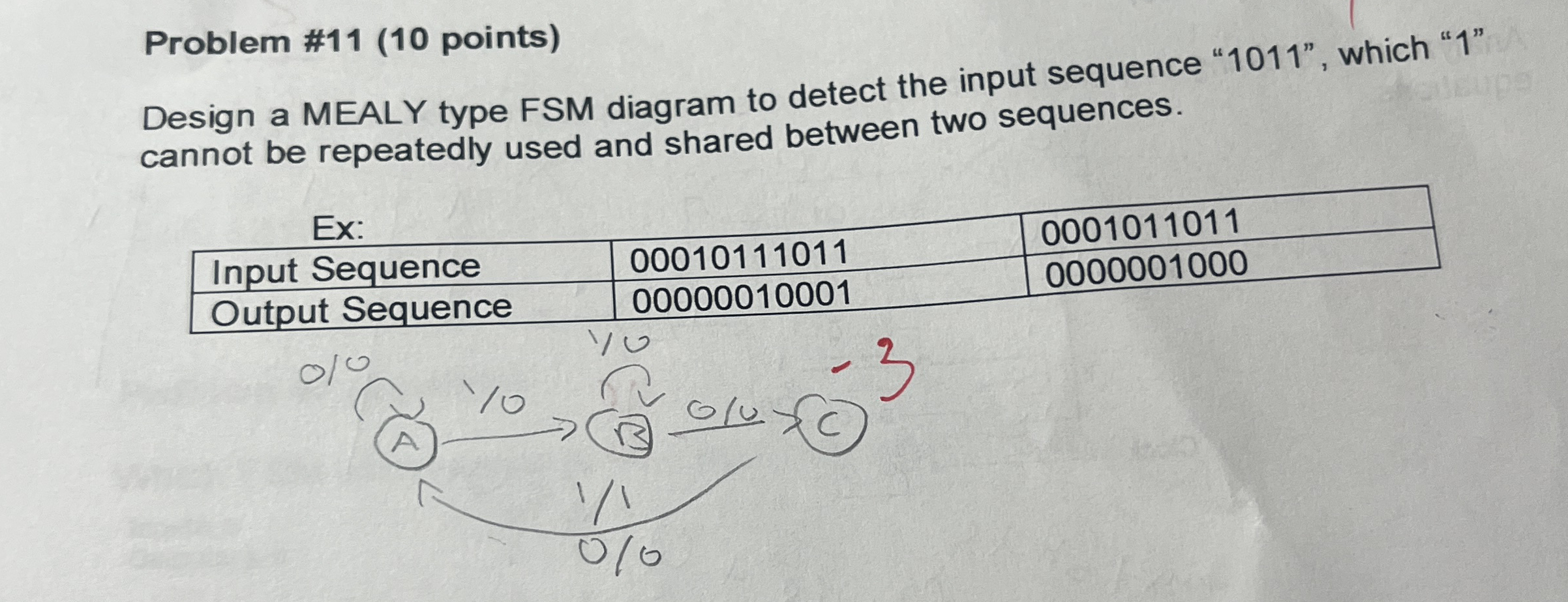 Analyze the following sequential circuit and