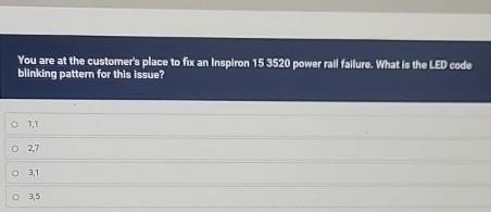 You are at the customer's place to fix an