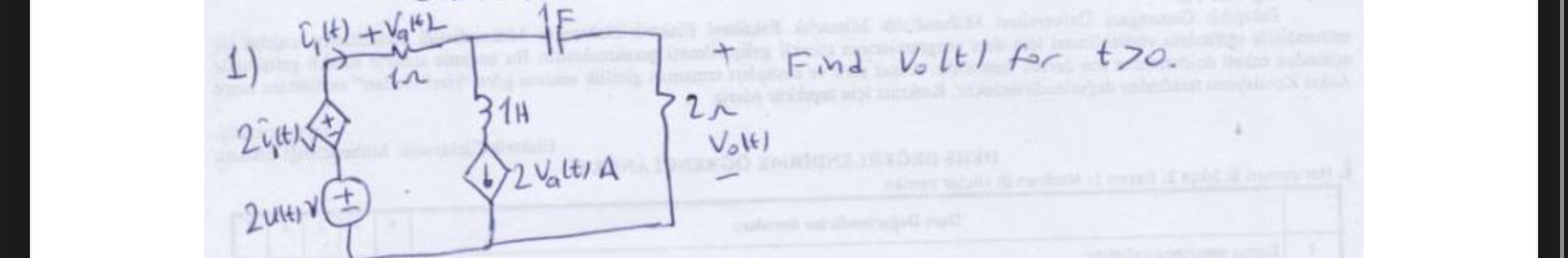 Find v ( t ) for t  style=