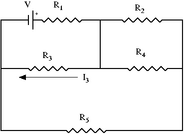 In the circuit below find the current I 3 ( in A