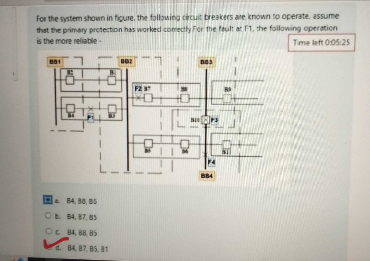 For the system shown in figure, the following
