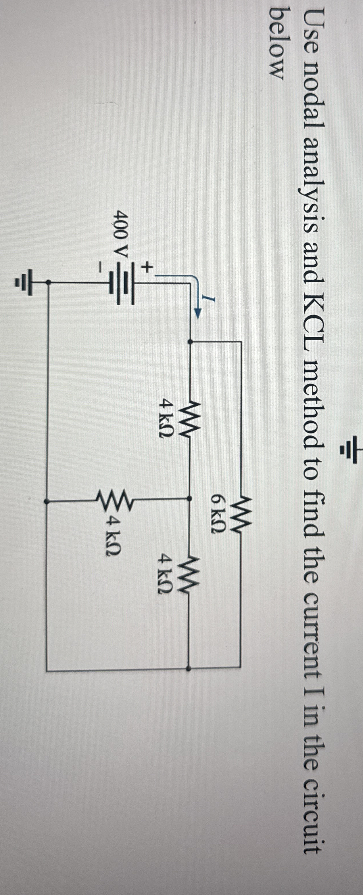 Use nodal analysis and KCL method to find the