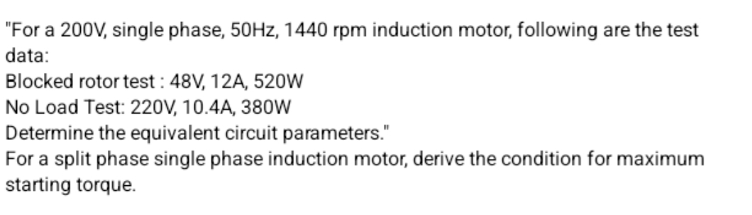 "For a 2 0 0 V , single phase, 5 0 H z , 1 4 4 0