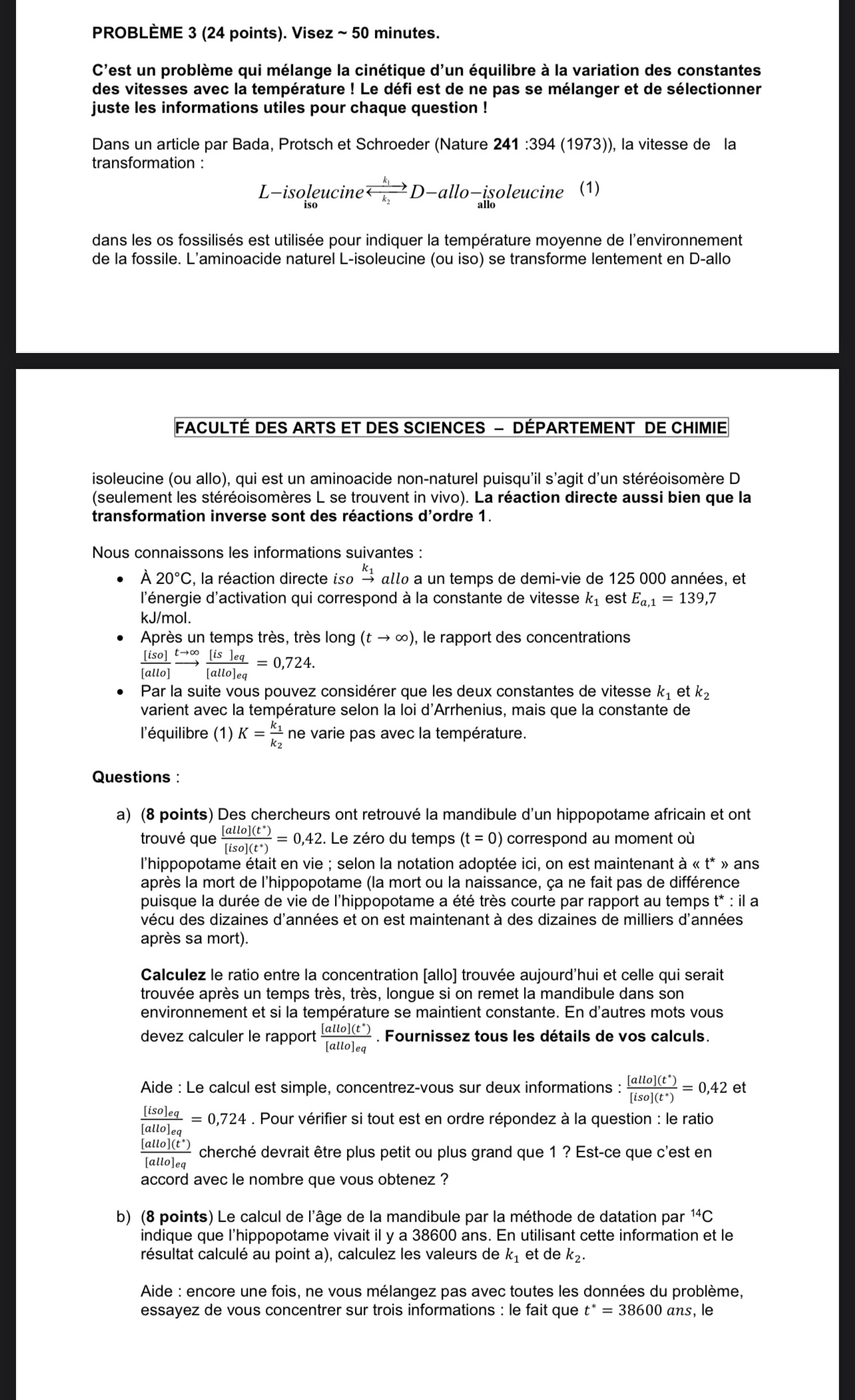 How can I figure out PROBL ME 3 ( 2 4 points ) .