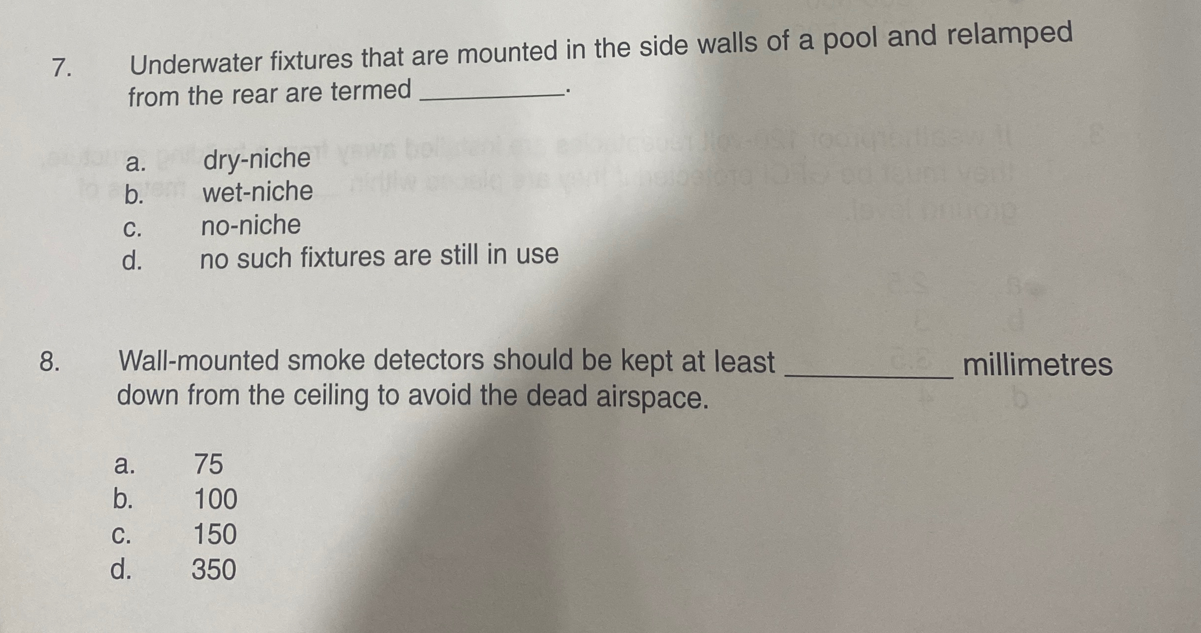 Underwater fixtures that are mounted in the side