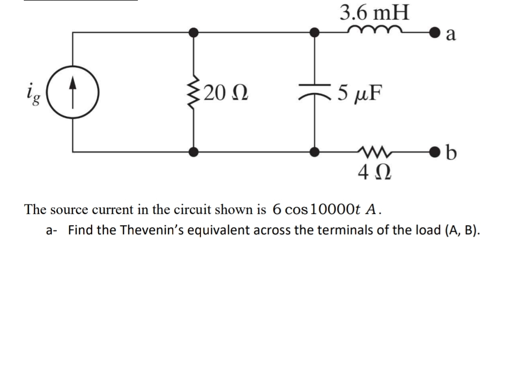The source current in the circuit shown is 6 c o