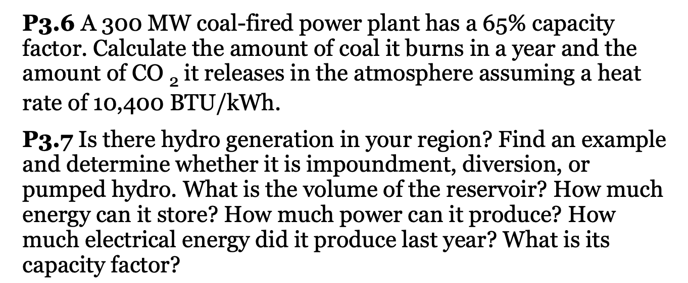 P 3 . 6 A 3 0 0 MW coal - fired power plant has a