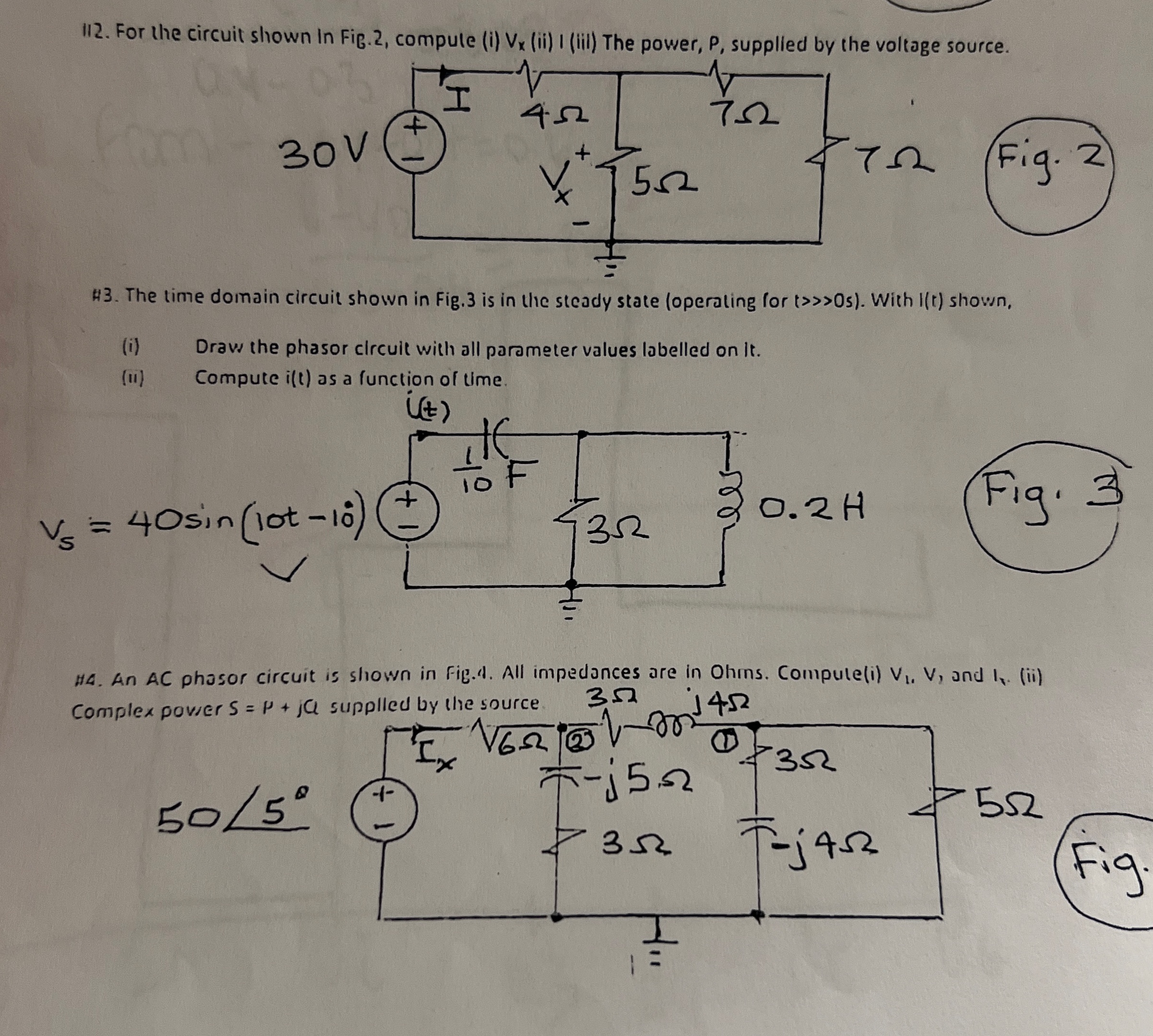 The time domain circuit shown in Fig. 3 is in the