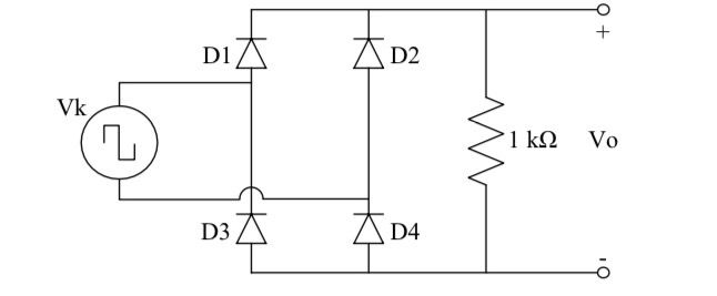 In the full - bridge rectifier circuit given