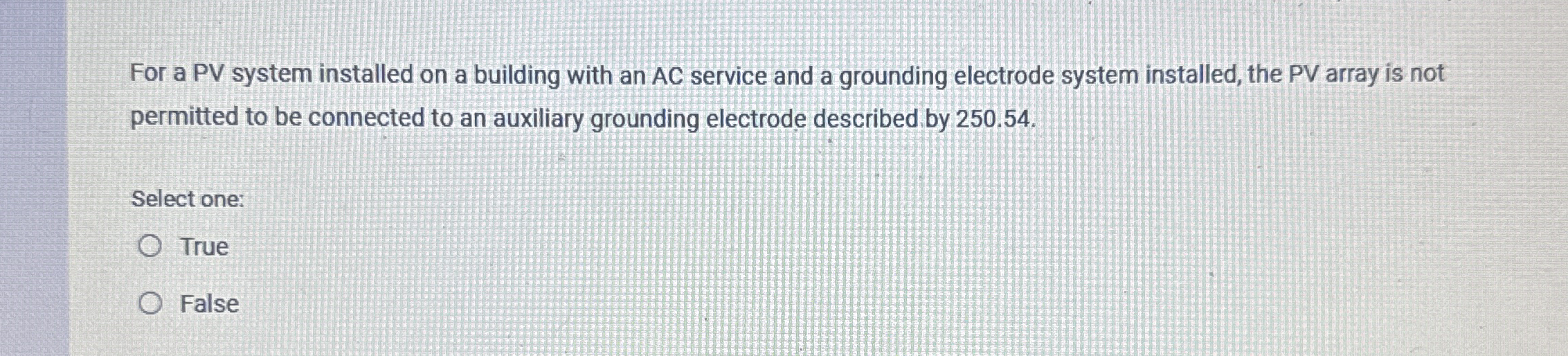 For a PV system installed on a building with an