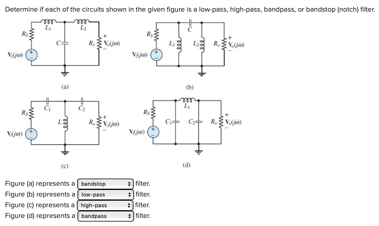 Determine if each of the circuits shown in the