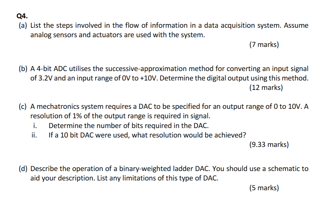 Q 4 . ( a ) List the steps involved in the flow