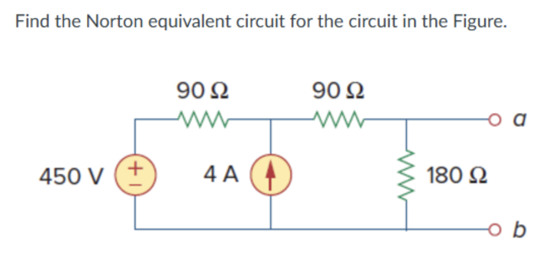 Find the Norton equivalent circuit for the
