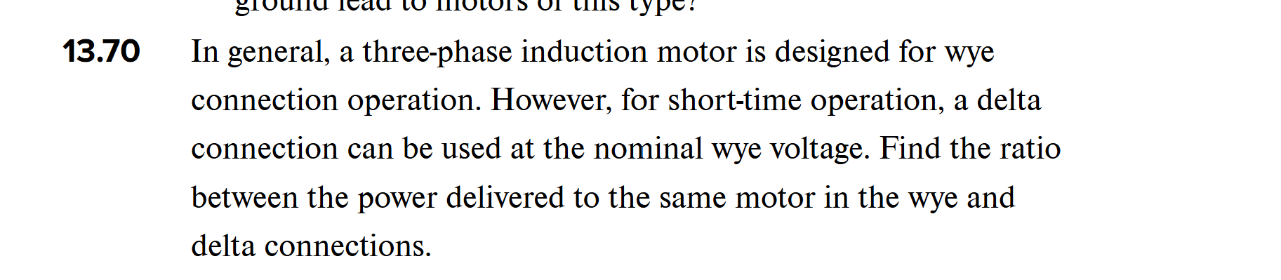 1 3 . 7 0 In general, a three - phase induction
