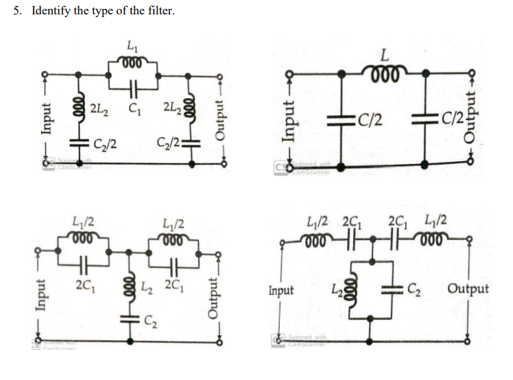 5 . Identify the type of the filter.