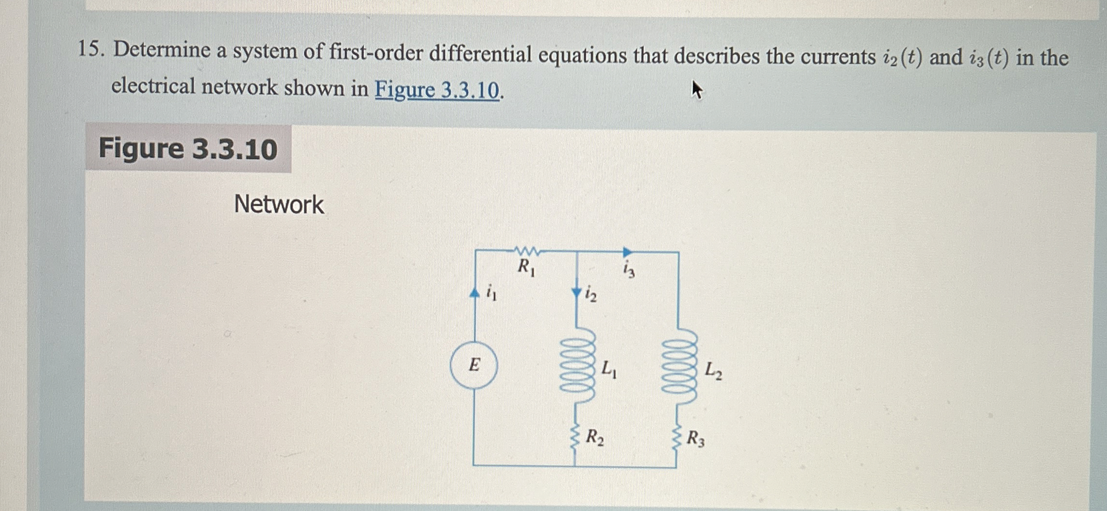 Determine a system of first - order differential