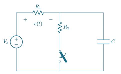 Consider this circuit when R 1 = 1 ohms, R 2 = 2