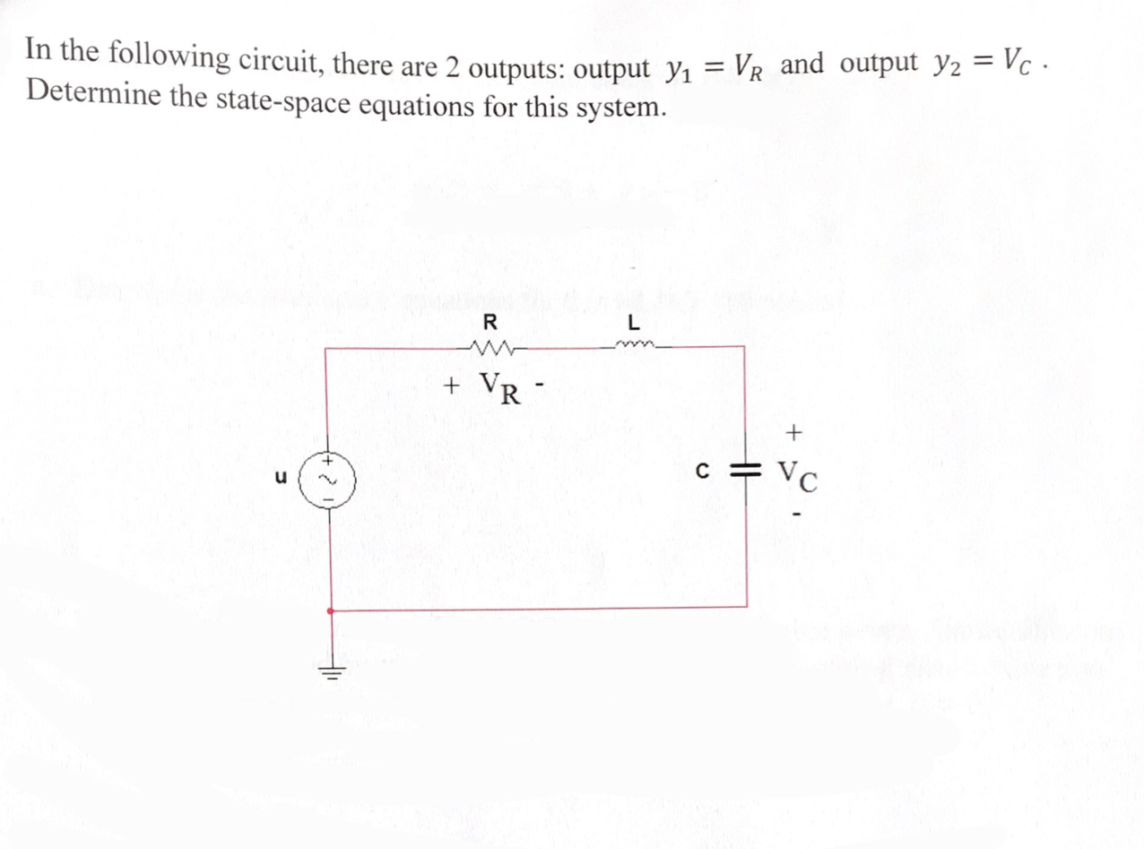 In the following circuit, there are 2 outputs:
