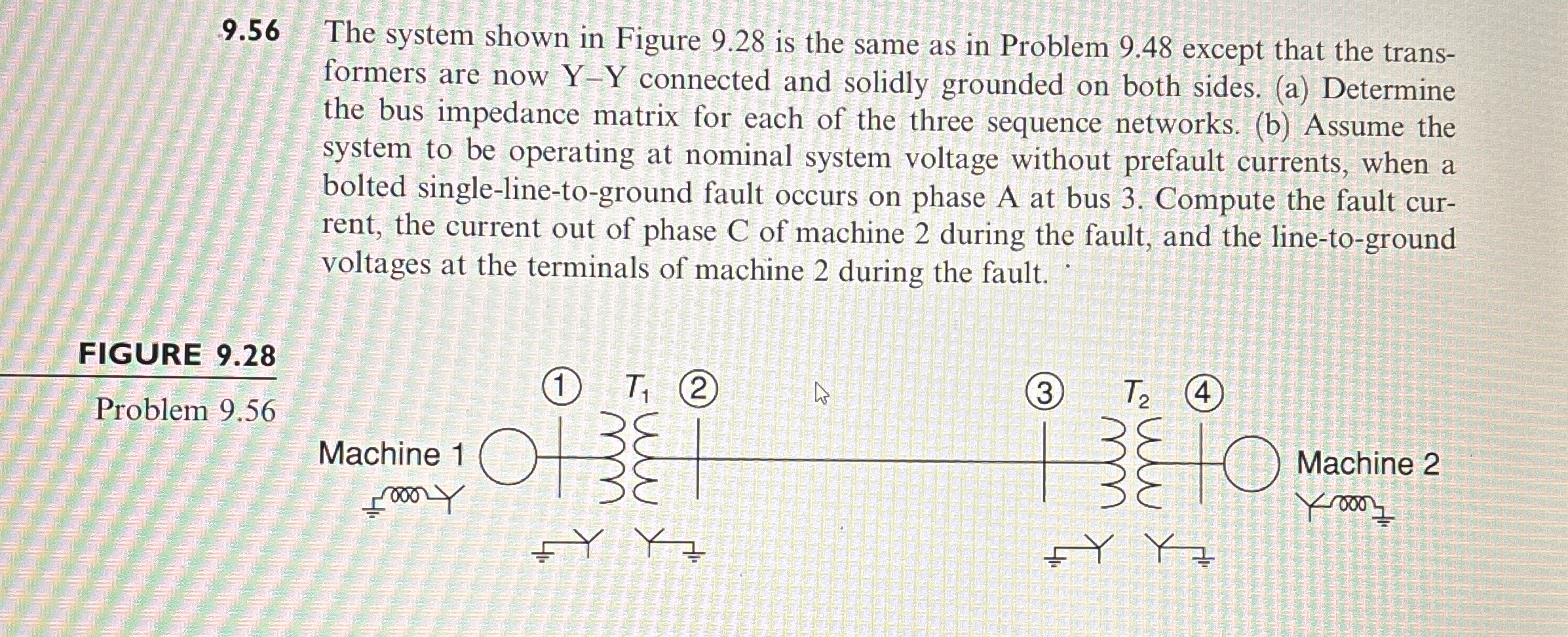 9 . 5 6 The system shown in Figure 9 . 2 8 is the