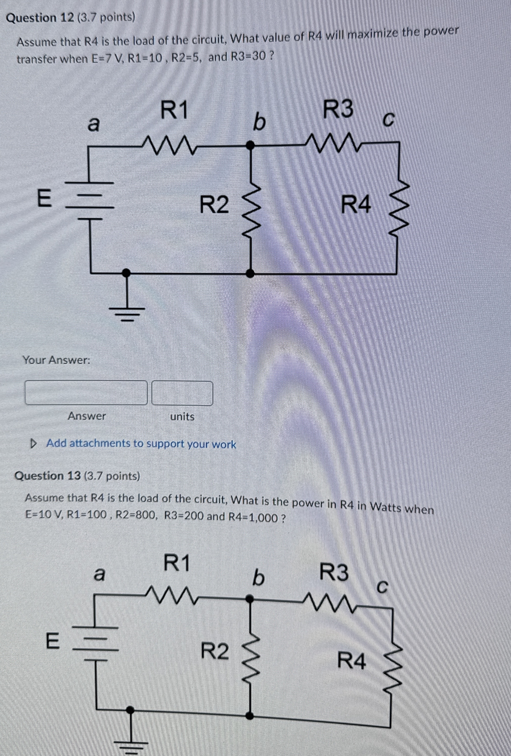 Question 1 2 ( 3 . 7 points ) Assume that R 4 is