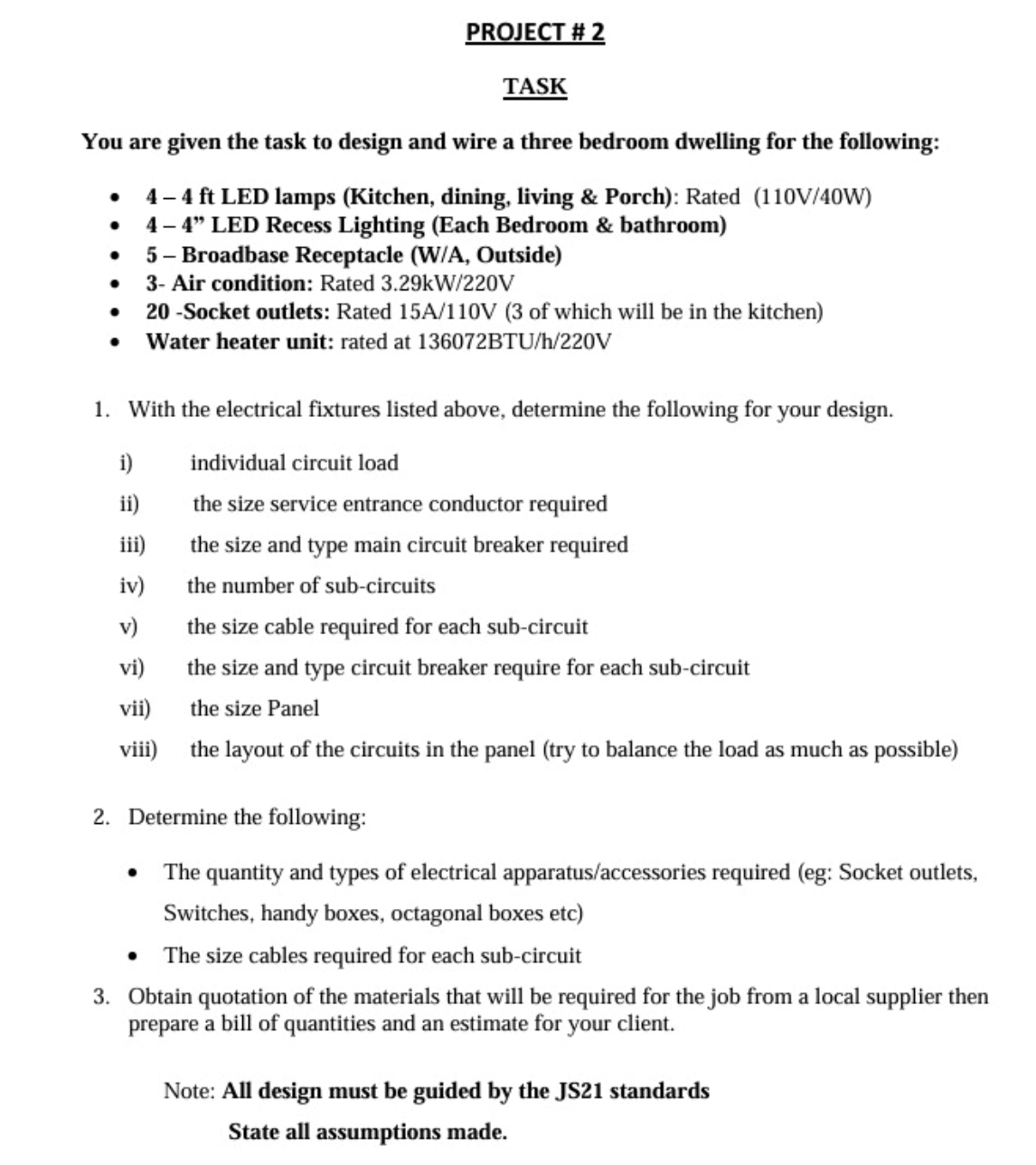 PROJECT \ # 2 TASK You are given the task to